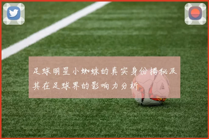 足球明星小蜘蛛的真实身份揭秘及其在足球界的影响力分析