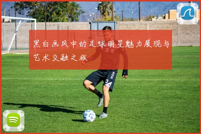 黑白画风中的足球明星魅力展现与艺术交融之旅